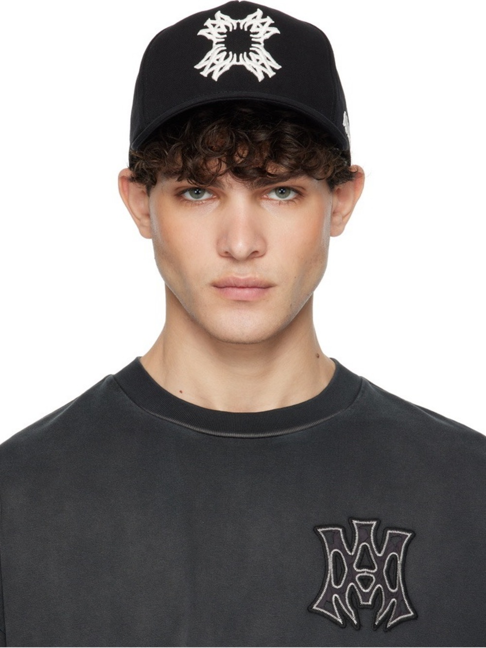 AMIRI Black Hat with White Logo